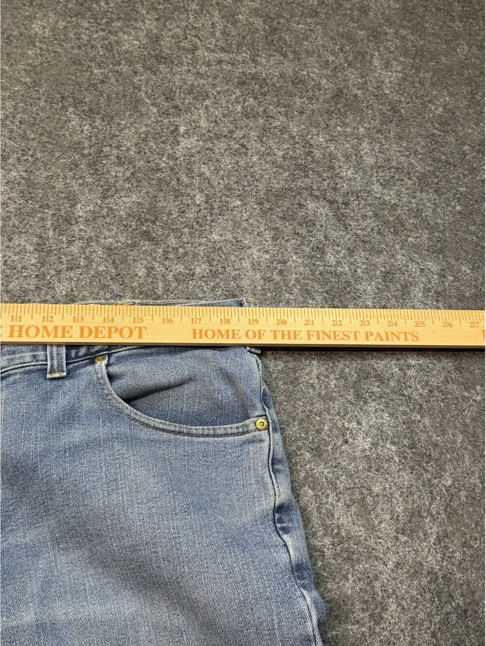 Carhartt Original Fit Jeans Mens 40x32 Light Wash Straight Leg Denim Pants